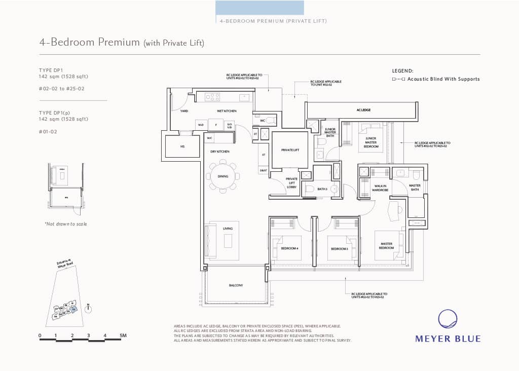 Meyer Blue Floor Plan 4 Bedroom Premium