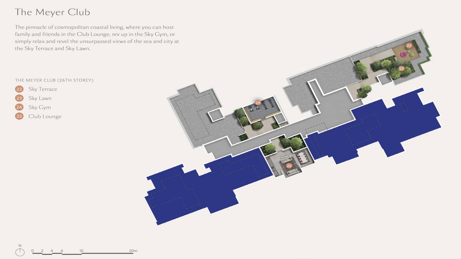 Meyer Blue Site Plan Roof Terrace